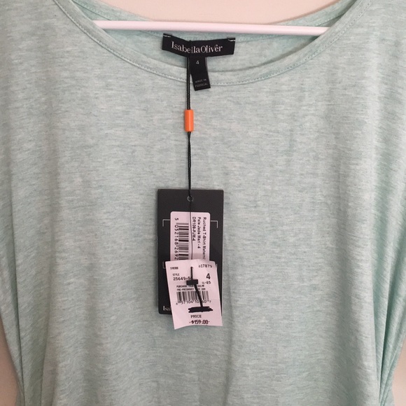 Isabella Oliver Ruched T-Shirt Maternity Dress - Picture 4 of 5